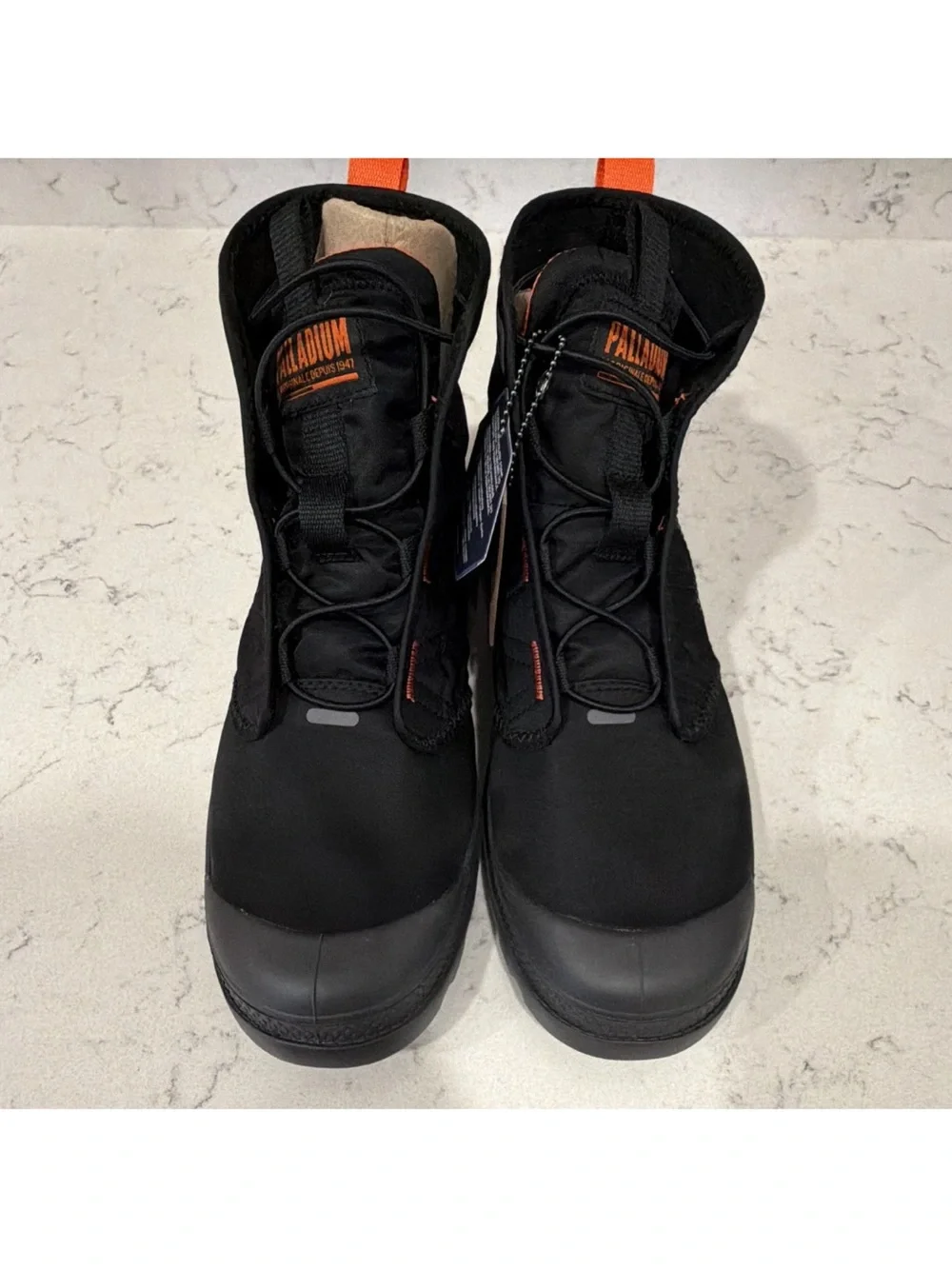 Palladium Men’s Pampa Travel Lite Combat Boots Black Lace-Up US 9.5 M